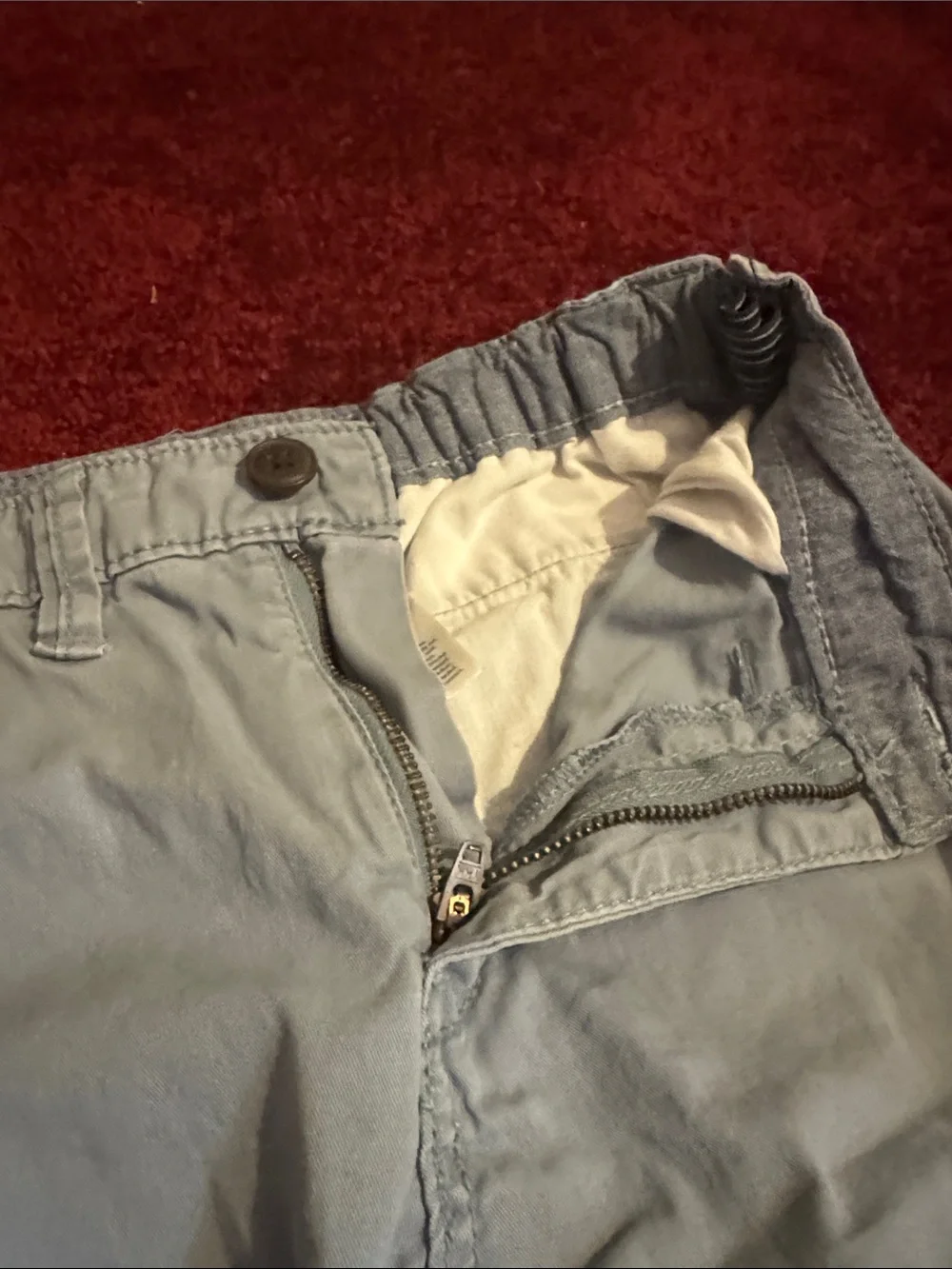 OshKosh B'gosh Boys' Light Gray Chinos